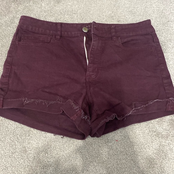 American Eagle Outfitters Pants - AE Jean shorts. Size 12. Super stretch, high rise shortie.